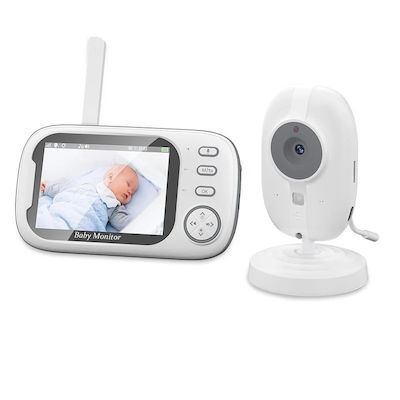 Wireless Baby Monitor with Camera & Screen 3.5" , Two-way Communication & Lullabies