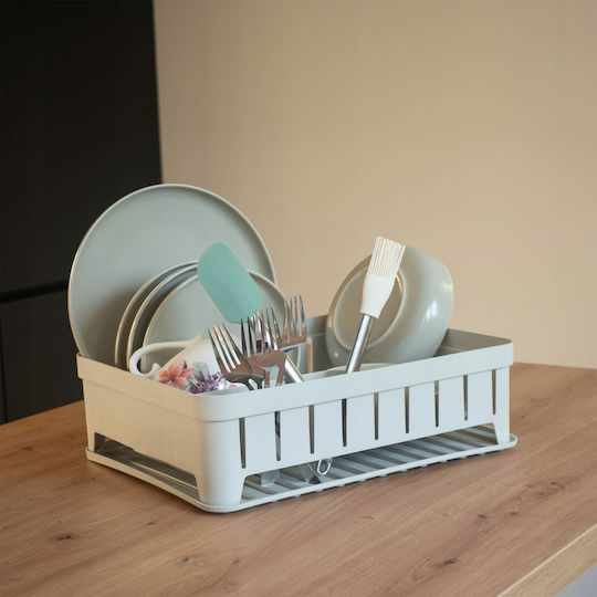 Kadax Scurgător De Chiuvetă Din Plastic Alb