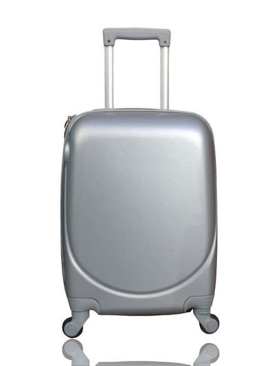 Olia Home Valiză De Călătorie Cabină Tough Argintie Cu 4 Roți Înălțime 52 Cm