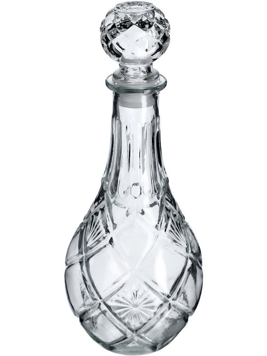 Kadax Crystal Whiskey Decanter 28cm with Stopper 800ml