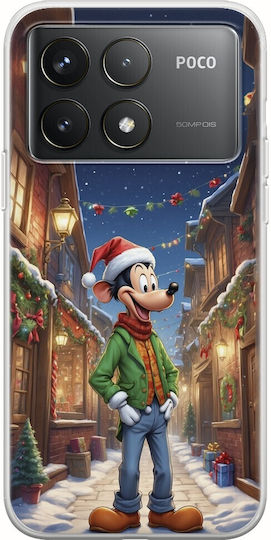 Xmas Cartoons Goofy Xiaomi Poco F6 Pro 5g Flexible Tpu Διάφανη Σιλικόνη
