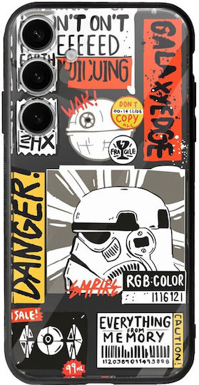 Star Wars Stormtrooper Samsung Galaxy A55 5G Groove TPU Tempered Glass TPU