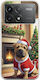 Xmas Animals Dog Xiaomi Poco F6 Pro 5g Flexible Tpu Διάφανη Σιλικόνη