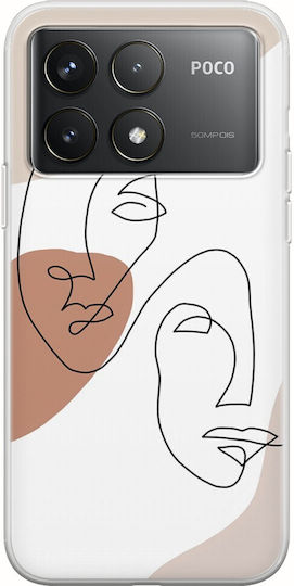 Two Faces Xiaomi Poco F6 Pro 5g Flexible Tpu Transparent Silicone