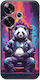 Wild Animals Panda Xiaomi Poco F6 5g Black Tpu Μαύρη Σιλικόνη