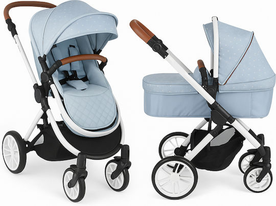 Kikka Boo Dotty Бебешка количка 2 в 1 Blue 16.7кг