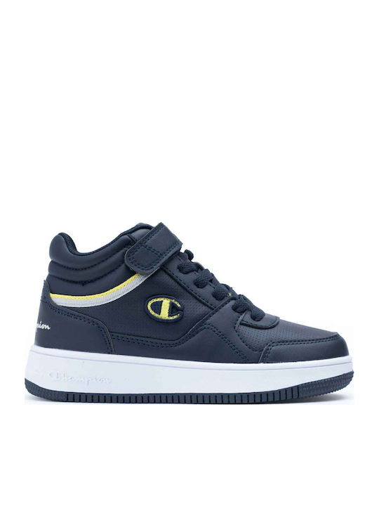 Champion Rebound Mid Cut Παιδικά Sneakers High ...