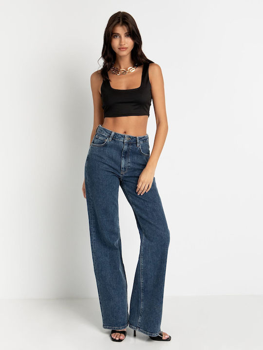 Toi&Moi pentru Femei Crop Top Negru