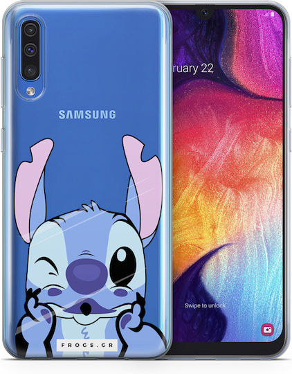 Samsung Galaxy A30s Clear Tpu Stitch Case