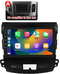 Sistem Audio Auto pentru Peugeot 4007 Mitsubishi Outlander Citroen C-Crosser (Bluetooth/USB/WiFi/GPS/Apple-Carplay) cu Ecran Tactil 9"