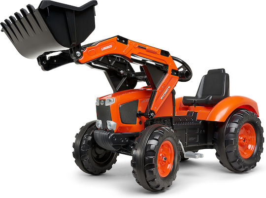 Kids Foot-to-Floor Excavator with Pedal Kubota Orange