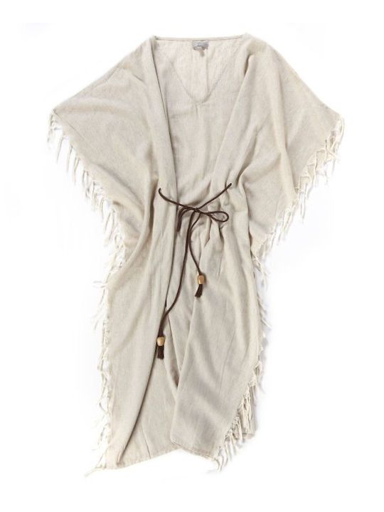 Charisma Damen Kaftan Strand Braun