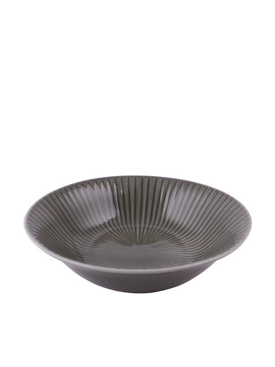 Oriana Ferelli Salad Bowl Gray 23x23cm