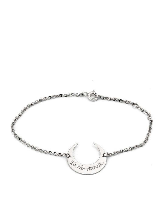 Goldsmith Γυναικείο Βραχιόλι Αλυσίδα από Ασήμι 18cm
