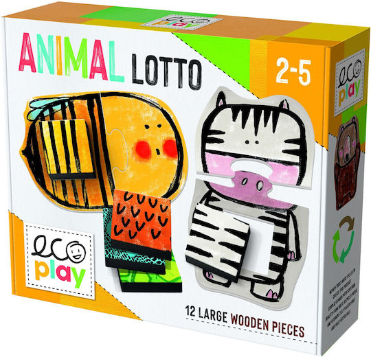 Kids Puzzle Animal Bingo for 2+ years+ Years 12pcs Headu