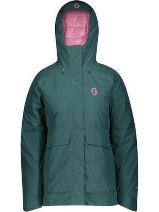 Scott Ultimate SCT-0651L Γυναικείο Μπουφάν Gore-Tex για Σκι & Snowboard Πράσινο