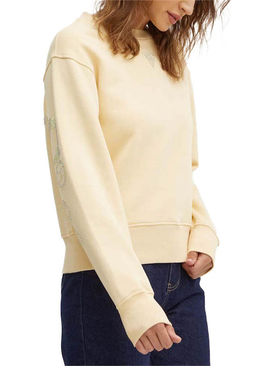 Guess Women's Sweatshirt Yellow