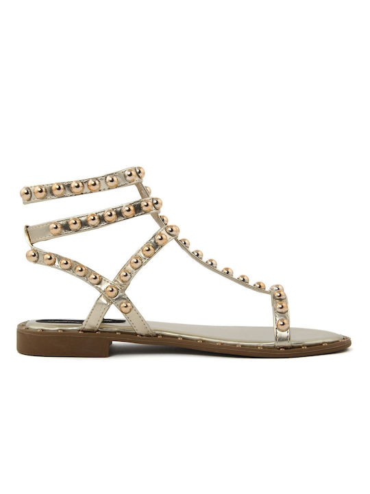 Fashion Attitude Women's Sandals Gold