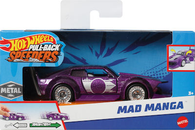 Mattel Auto Heiße Räder Rückziehmotor Verrückter Manga