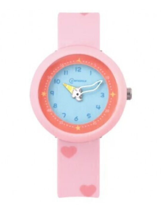 Children's Digital Watch Mingrui Mr2111lak Date Backlight Water Resistant 30 Meters Shock Resistant Pink Unicorn