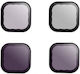 Set profesional de 4 filtre Telesin pentru camera Gopro Hero 10 Cpl Nd8 Nd16 Nd32