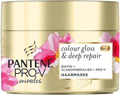 Pantene Gloss & Deep Repair Μάσκα Μαλλιών για Επανόρθωση 300ml