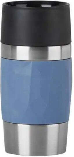Tefal Compact Mug Pahar Termos Oțel inoxidabil 300ml Blue