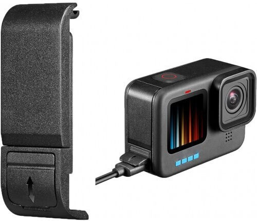 Batterieschutzgehäuse Surewo Marke Kompatibel mit Gopro Hero 9 Polycarbonat Schwarz