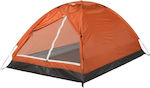 Tomshoo Sommer Campingzelt Orange für 2 Personen 200x130x110cm