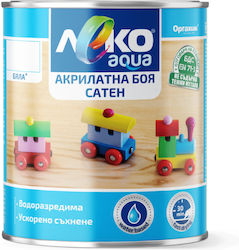 Leko Цвят Water Aqua 0.7лт Бял Сатен Leko Цвят Water Aqua 0.7лт Бял Сатен
