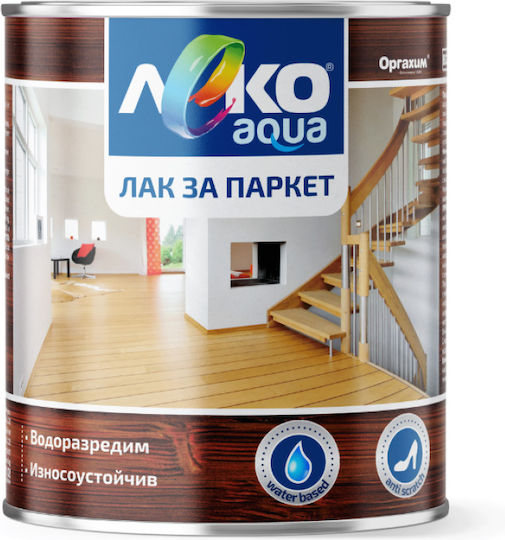 Leko Βερνικόχρωμα Νερού Aqua 0.7lt Colorless Γυαλιστερό