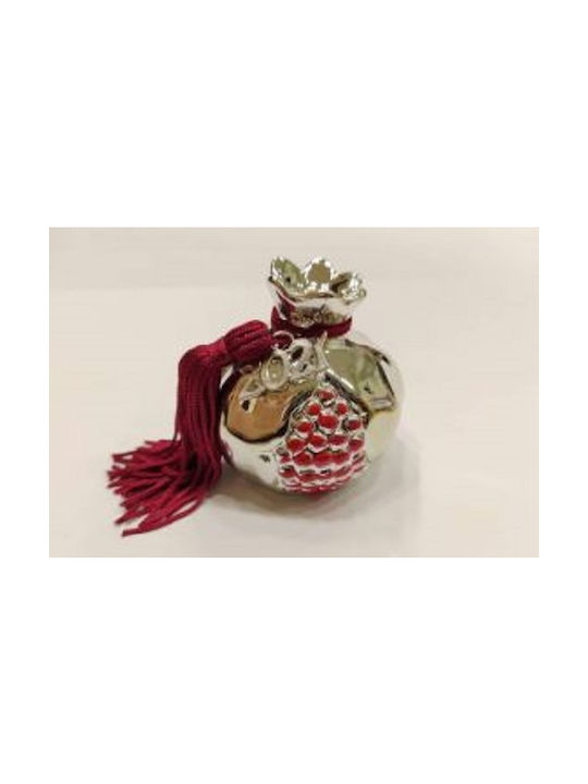 Kostibas 5698-036CA, Decorative Pomegranate, Silver