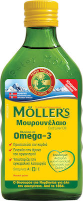 Moller's Cod Liver Oil and Fish Oil Suitable for Children 1200mg 250ml Natural