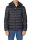 Peuterey Herren Winter Jacke Lässig Schwarz