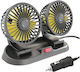 Double Car Fan 12V