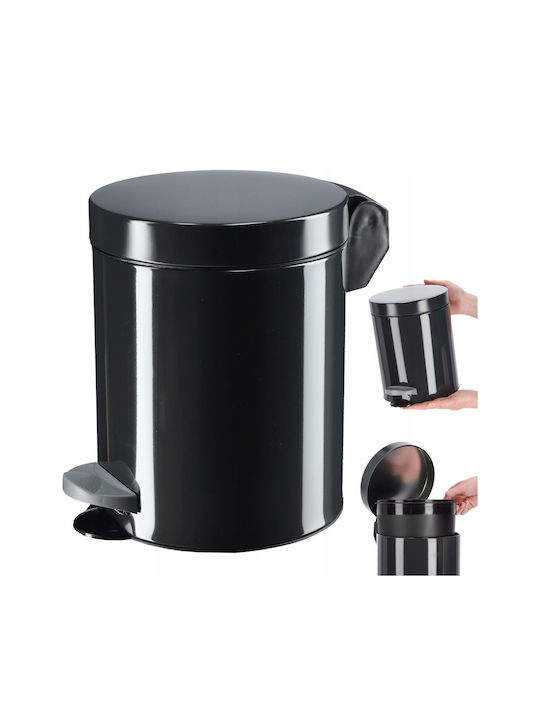Kadax Inox Badezimmer Mülleimer 5Es Gray