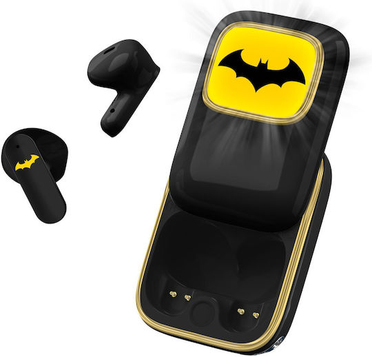 OTL Batman Dark Knight Slide In-ear Bluetooth Handsfree Earphones with Charging Case Black