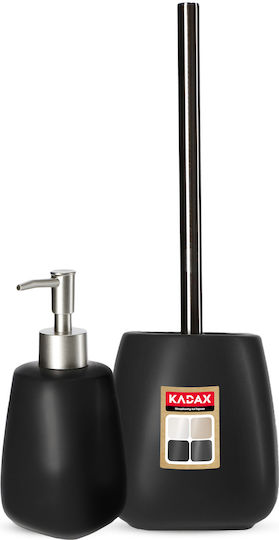 Kadax Kadax Badezimmerzubehör-Set Keramik Schwarz