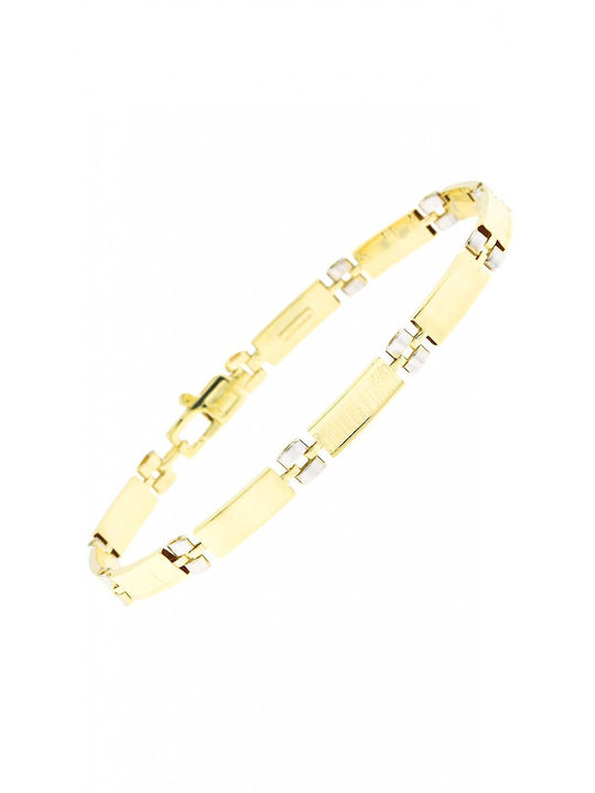 Foldable Handcuff Bracelet Gold 9k