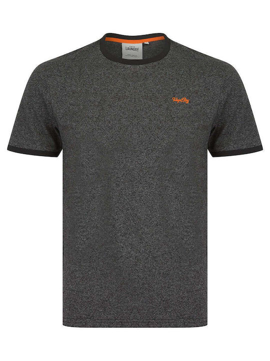 Tokyo Laundry Herren T-Shirt Kurzarm Dark Grey