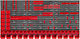 Kadax Tool Wall Board 174x78cm 110pcs