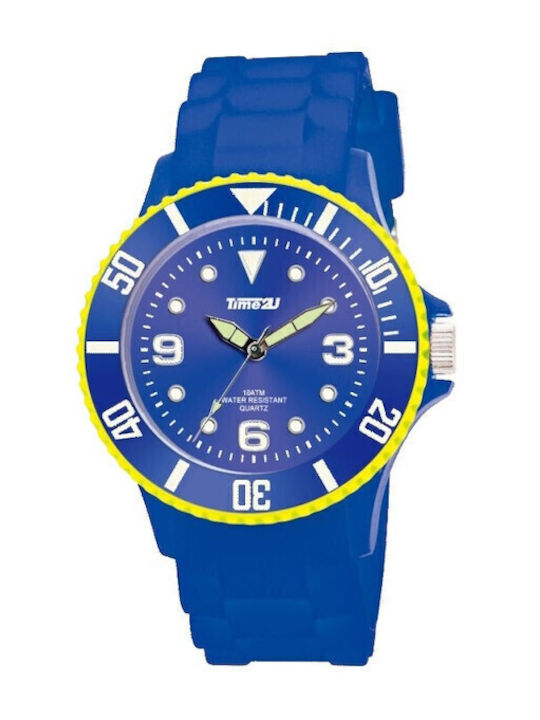 Time2u Παιδικό Αναλογικό Ρολόι 42mm Μπλε