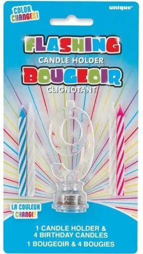 Party Einzigartiger Blinkender Kerzenhalter 5 U37539