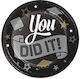 Sweet "you Did It!" Plate for Party 8pcs