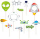 Party Pal Photo Booth Prop Set of 12pcs (Μiscellaneous Designs) 129791