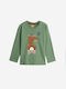 Funky Kids Blouse Long Sleeve Green