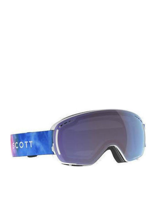 Scott Goggle Μάσκα Σκι & Snowboard Ενηλίκων Μπλε με Φακό σε Μπλε Χρώμα