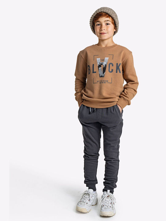 Funky Kids Sweatpants Set Brown