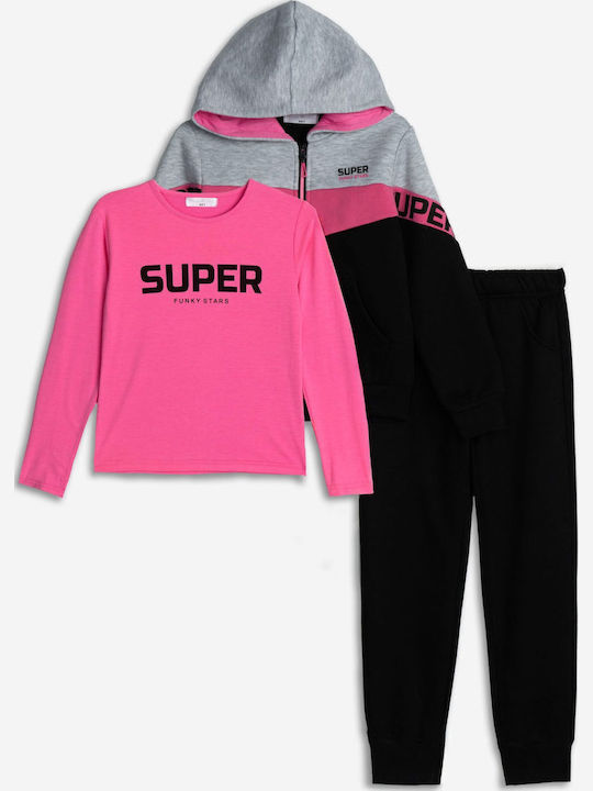 Kinder Sweatpants Set - Jogginganzug Multicolour 3Stück