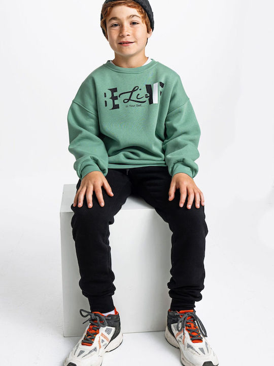 Funky Kids Sweatpants Set Green